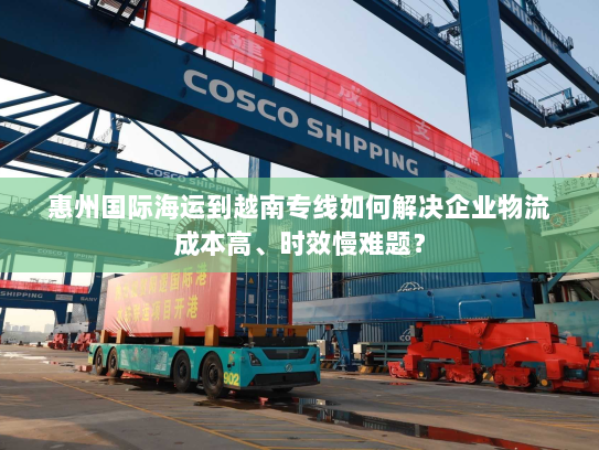 惠州国际海运到越南专线如何解决企业物流成本高、时效慢难题? 惠州国际海运到越南专线如何解决企业物流成本高、时效慢难题?