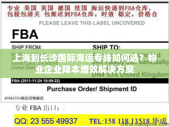 上海到长沙国际海运专线如何选？物业企业降本增效解决方案
