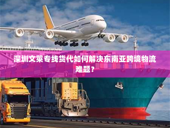 深圳文莱专线货代如何解决东南亚跨境物流难题? 深圳文莱专线货代如何解决东南亚跨境物流难题?