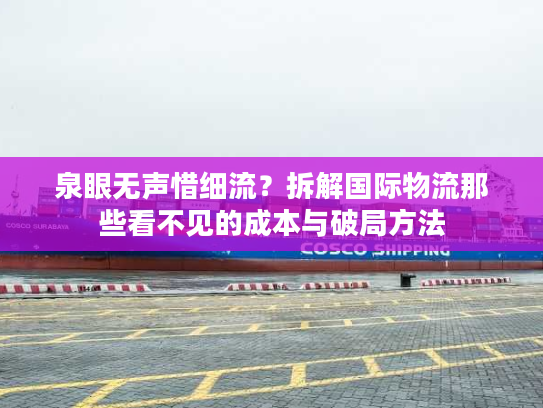 泉眼无声惜细流?拆解国际物流那些看不见的成本与破局方法 泉眼无声惜细流?拆解国际物流那些看不见的成本与破局方法