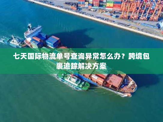 七天国际物流单号查询异常怎么办？跨境包裹追踪解决方案