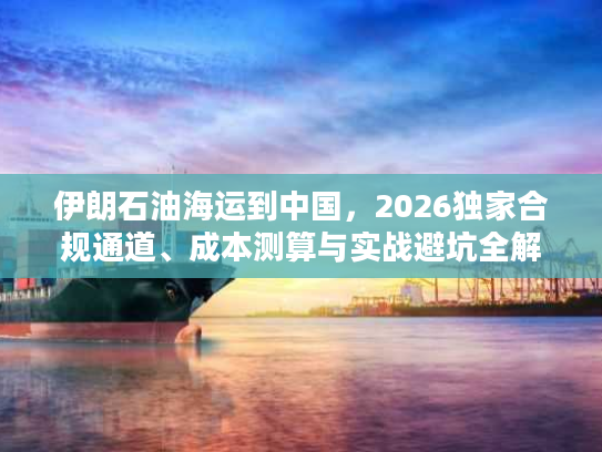 伊朗石油海运到中国,2026独家合规通道、成本测算与实战避坑全解析 伊朗石油海运到中国,2026独家合规通道、成本测算与实战避坑全解析