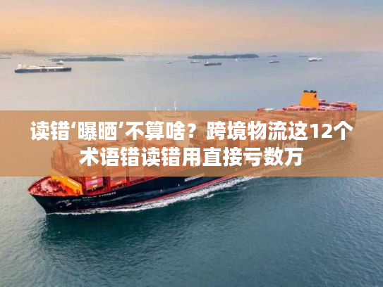 读错‘曝晒’不算啥？跨境物流这12个术语错读错用直接亏数万