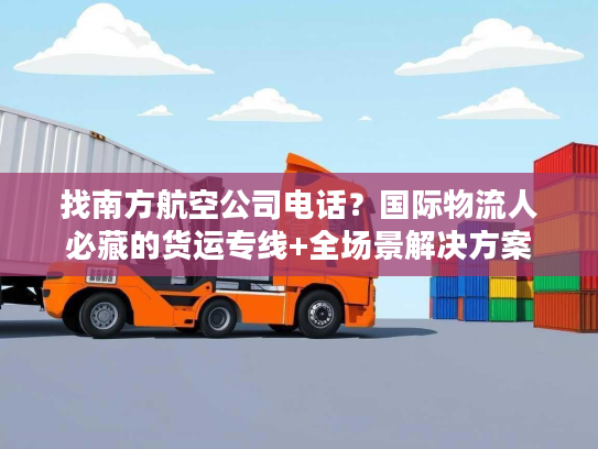 找南方航空公司电话？国际物流人必藏的货运专线+全场景解决方案