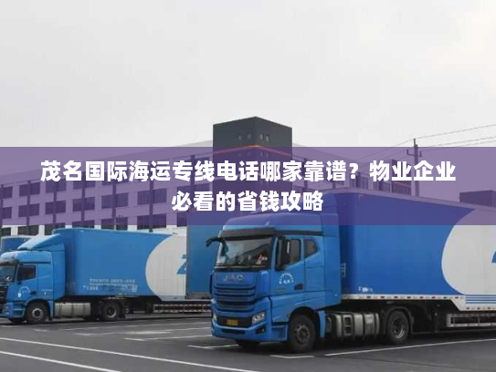 茂名国际海运专线电话哪家靠谱?物业企业必看的省钱攻略 茂名国际海运专线电话哪家靠谱?物业企业必看的省钱攻略