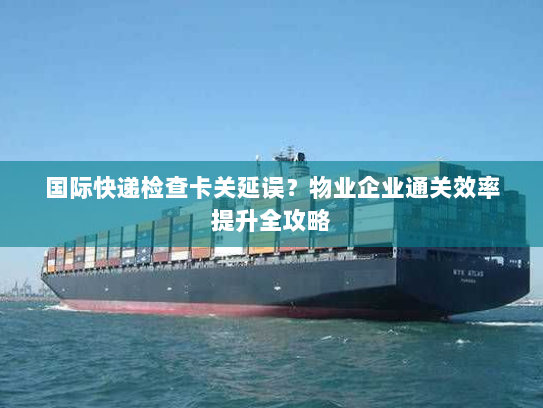 国际快递检查卡关延误?物业企业通关效率提升全攻略 国际快递检查卡关延误?物业企业通关效率提升全攻略