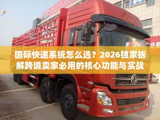 国际快递系统怎么选？2026独家拆解跨境卖家必用的核心功能与实战方案