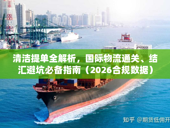 清洁提单全解析，国际物流通关、结汇避坑必备指南（2026合规数据）