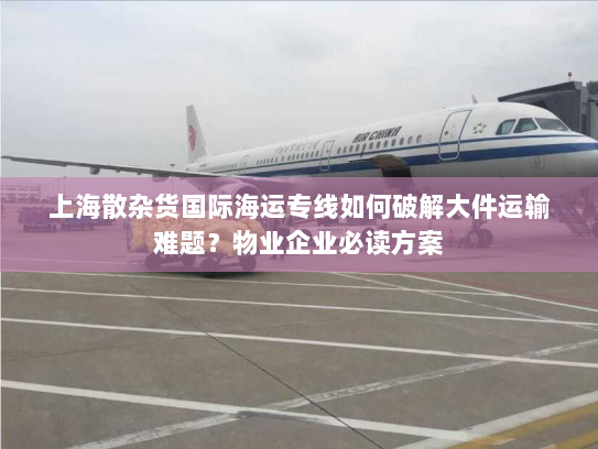 上海散杂货国际海运专线如何破解大件运输难题？物业企业必读方案