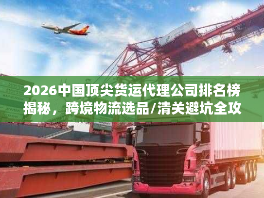 2026中国顶尖货运代理公司排名榜揭秘，跨境物流选品/清关避坑全攻略