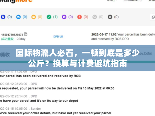 国际物流人必看，一顿到底是多少公斤？换算与计费避坑指南