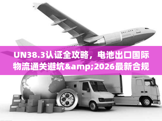 UN38.3认证全攻略，电池出口国际物流通关避坑&2026最新合规指南