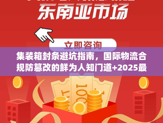 集装箱封条避坑指南，国际物流合规防篡改的鲜为人知门道+2025最新抽检数据