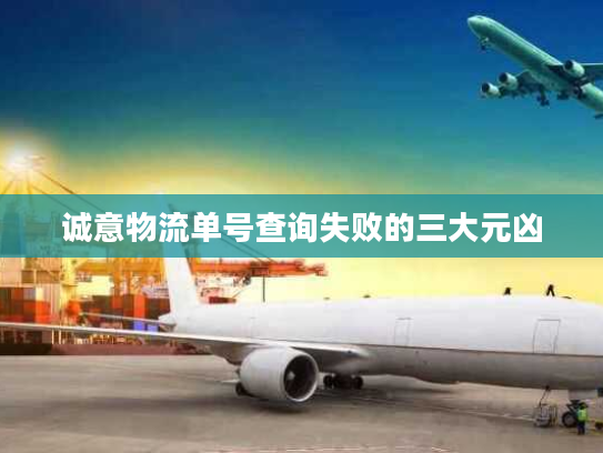 诚意物流单号查询失败的三大元凶