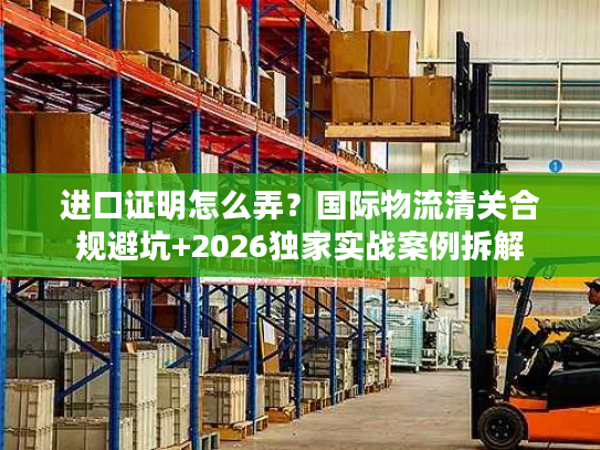 进口证明怎么弄？国际物流清关合规避坑+2026独家实战案例拆解