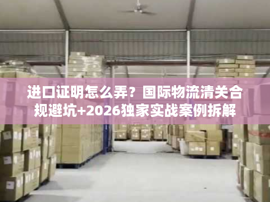进口证明怎么弄？国际物流清关合规避坑+2026独家实战案例拆解