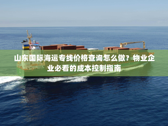 山东国际海运专线价格查询怎么做？物业企业必看的成本控制指南
