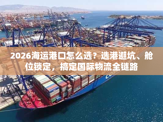 2026海运港口怎么选？选港避坑、舱位锁定，搞定国际物流全链路