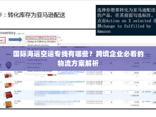 国际海运空运专线有哪些？跨境企业必看的物流方案解析