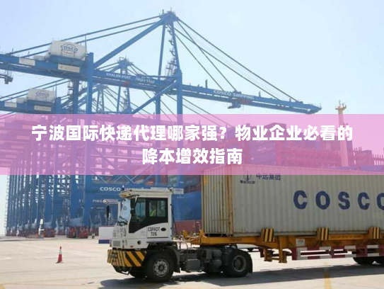 宁波国际快递代理哪家强？物业企业必看的降本增效指南