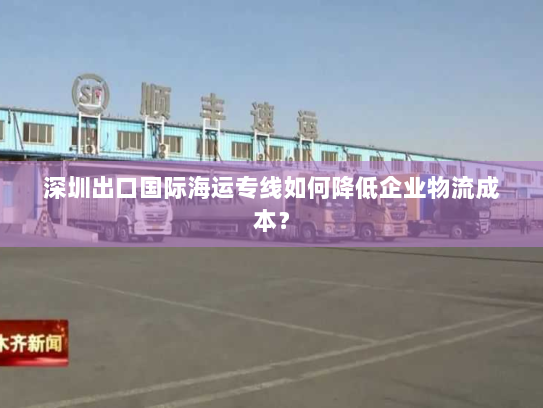 深圳出口国际海运专线如何降低企业物流成本? 深圳出口国际海运专线如何降低企业物流成本?