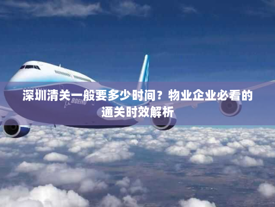 深圳清关一般要多少时间?物业企业必看的通关时效解析 深圳清关一般要多少时间?物业企业必看的通关时效解析