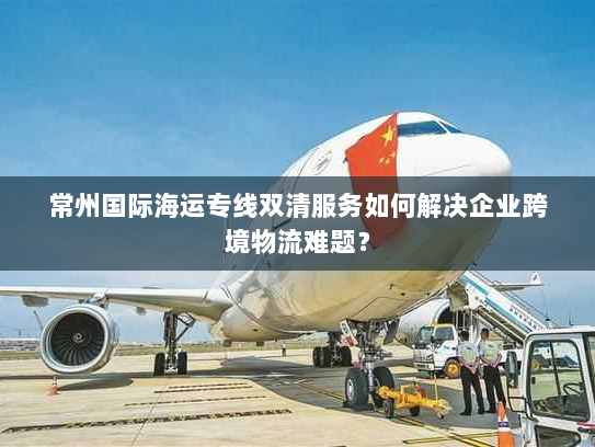 常州国际海运专线双清服务如何解决企业跨境物流难题？