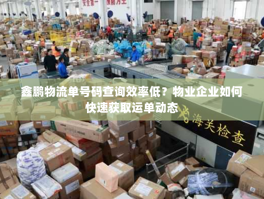 鑫鹏物流单号码查询效率低?物业企业如何快速获取运单动态 鑫鹏物流单号码查询效率低?物业企业如何快速获取运单动态