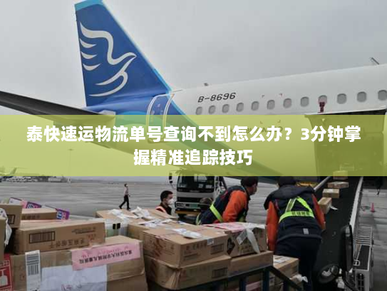 泰快速运物流单号查询不到怎么办?3分钟掌握精准追踪技巧 泰快速运物流单号查询不到怎么办?3分钟掌握精准追踪技巧