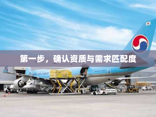 第一步,确认资质与需求匹配度 第一步,确认资质与需求匹配度