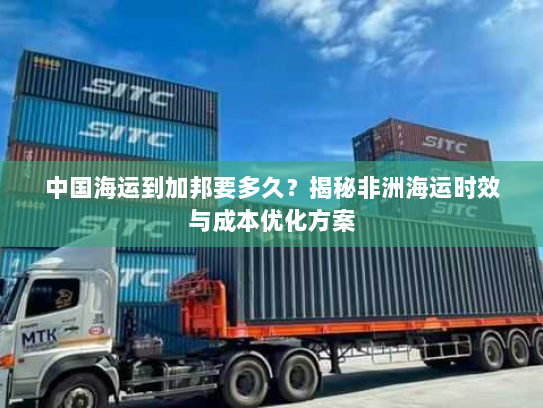 中国海运到加邦要多久?揭秘非洲海运时效与成本优化方案 中国海运到加邦要多久?揭秘非洲海运时效与成本优化方案