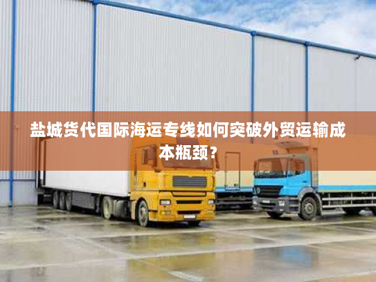 盐城货代国际海运专线如何突破外贸运输成本瓶颈？