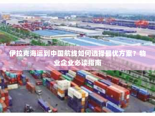 伊拉克海运到中国航线如何选择最优方案？物业企业必读指南