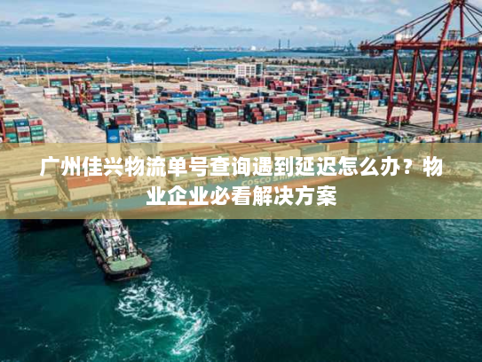 广州佳兴物流单号查询遇到延迟怎么办?物业企业必看解决方案 广州佳兴物流单号查询遇到延迟怎么办?物业企业必看解决方案