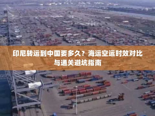 印尼转运到中国要多久?海运空运时效对比与通关避坑指南 印尼转运到中国要多久?海运空运时效对比与通关避坑指南