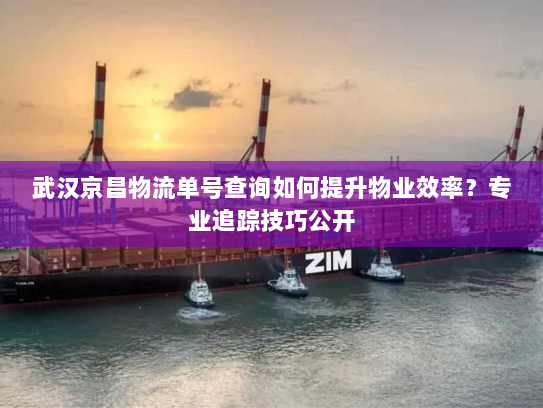 武汉京昌物流单号查询如何提升物业效率？专业追踪技巧公开