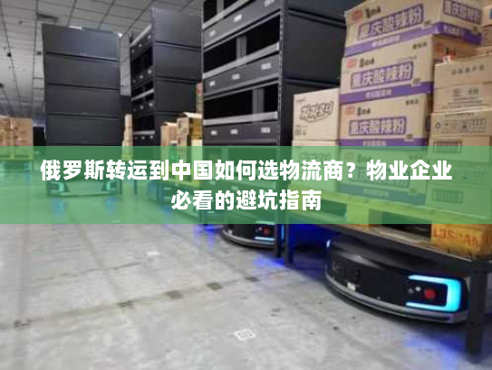 俄罗斯转运到中国如何选物流商?物业企业必看的避坑指南 俄罗斯转运到中国如何选物流商?物业企业必看的避坑指南