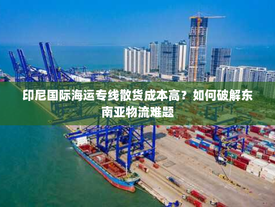 印尼国际海运专线散货成本高？如何破解东南亚物流难题