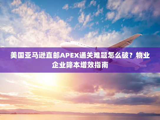 美国亚马逊直邮APEX通关难题怎么破?物业企业降本增效指南 美国亚马逊直邮APEX通关难题怎么破?物业企业降本增效指南
