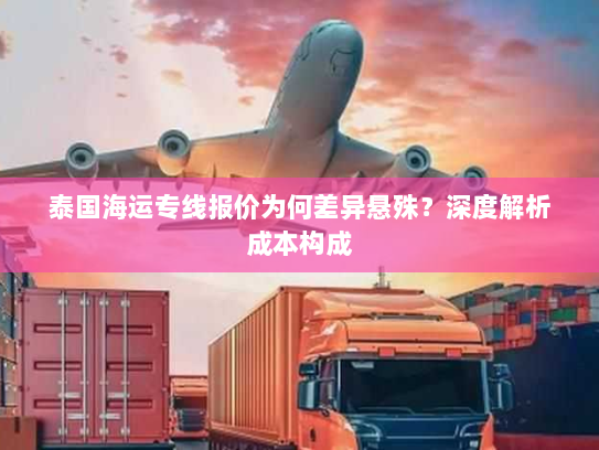 泰国海运专线报价为何差异悬殊？深度解析成本构成
