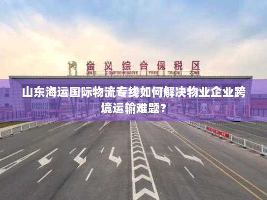 山东海运国际物流专线如何解决物业企业跨境运输难题？