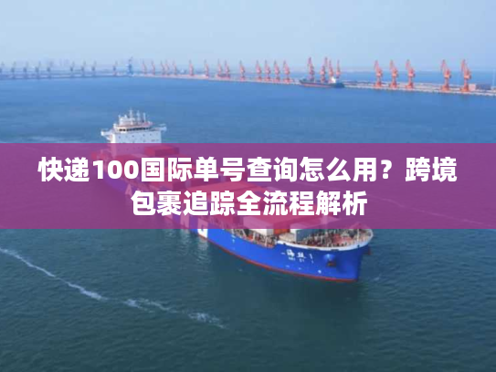 快递100国际单号查询怎么用？跨境包裹追踪全流程解析