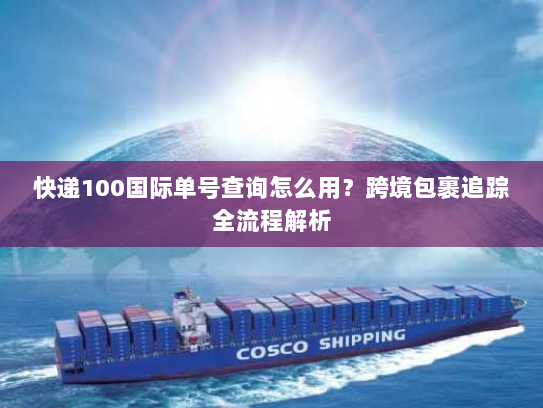 快递100国际单号查询怎么用?跨境包裹追踪全流程解析 快递100国际单号查询怎么用?跨境包裹追踪全流程解析