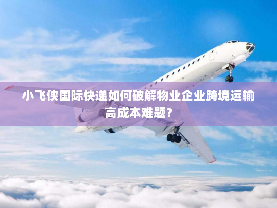小飞侠国际快递如何破解物业企业跨境运输高成本难题? 小飞侠国际快递如何破解物业企业跨境运输高成本难题?