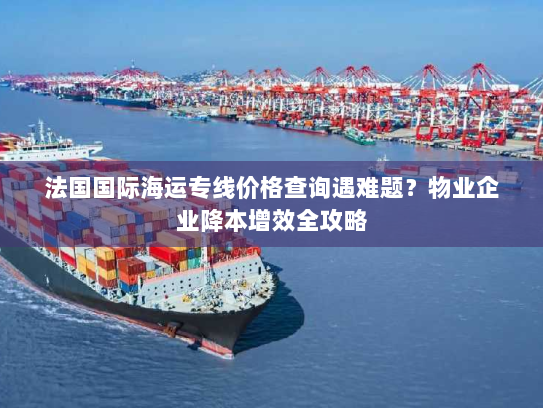 法国国际海运专线价格查询遇难题?物业企业降本增效全攻略 法国国际海运专线价格查询遇难题?物业企业降本增效全攻略