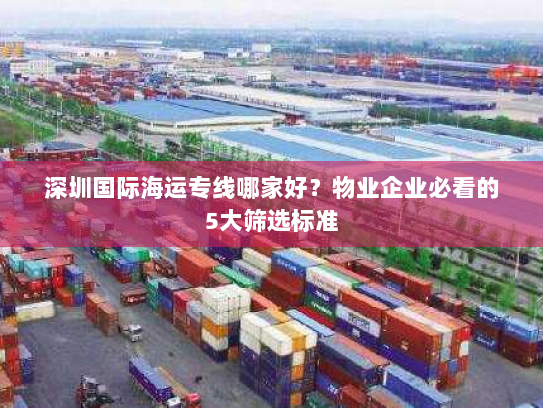 深圳国际海运专线哪家好?物业企业必看的5大筛选标准 深圳国际海运专线哪家好?物业企业必看的5大筛选标准