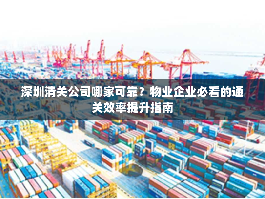 深圳清关公司哪家可靠?物业企业必看的通关效率提升指南 深圳清关公司哪家可靠?物业企业必看的通关效率提升指南