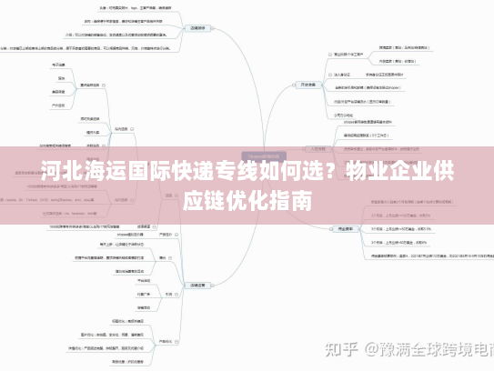河北海运国际快递专线如何选？物业企业供应链优化指南