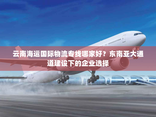 云南海运国际物流专线哪家好？东南亚大通道建设下的企业选择