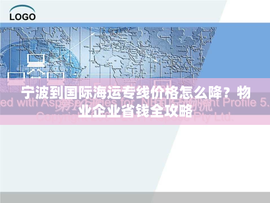 宁波到国际海运专线价格怎么降？物业企业省钱全攻略